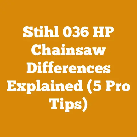 Stihl 036 HP Chainsaw Differences Explained (5 Pro Tips)