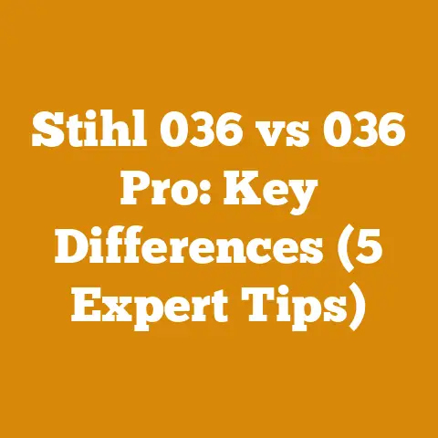 Stihl 036 vs 036 Pro: Key Differences (5 Expert Tips)