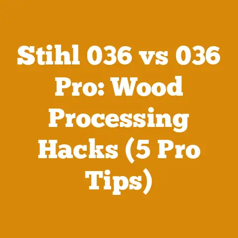 Stihl 036 vs 036 Pro: Wood Processing Hacks (5 Pro Tips)