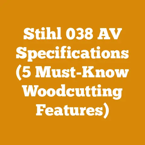 Stihl 038 AV Specifications (5 Must-Know Woodcutting Features)