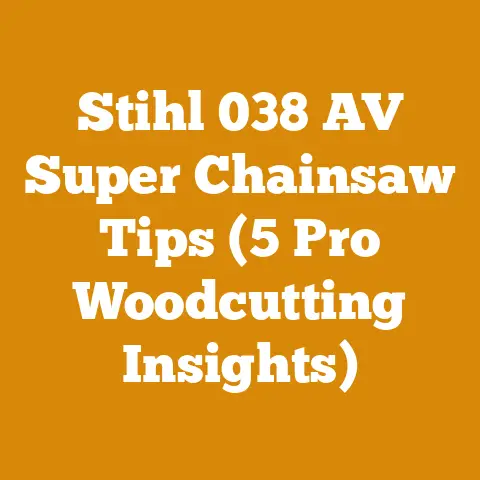 Stihl 038 AV Super Chainsaw Tips (5 Pro Woodcutting Insights)