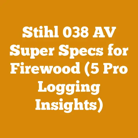 Stihl 038 AV Super Specs for Firewood (5 Pro Logging Insights)