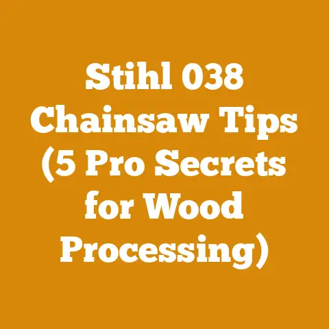 Stihl 038 Chainsaw Tips (5 Pro Secrets for Wood Processing)