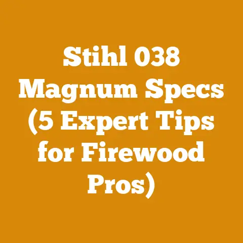 Stihl 038 Magnum Specs (5 Expert Tips for Firewood Pros)