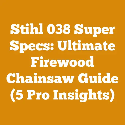 Stihl 038 Super Specs: Ultimate Firewood Chainsaw Guide (5 Pro Insights)