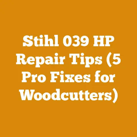 Stihl 039 HP Repair Tips (5 Pro Fixes for Woodcutters)