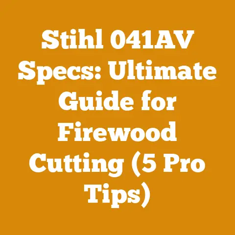 Stihl 041AV Specs: Ultimate Guide for Firewood Cutting (5 Pro Tips)