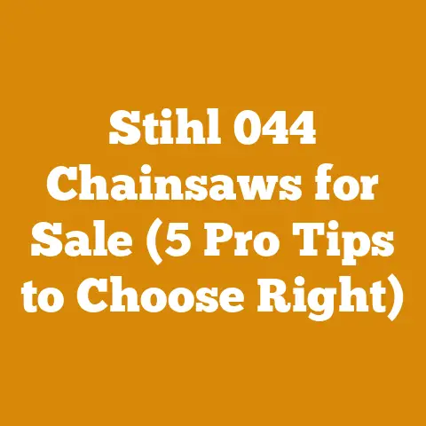 Stihl 044 Chainsaws for Sale (5 Pro Tips to Choose Right)