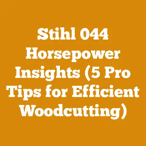 Stihl 044 Horsepower Insights (5 Pro Tips for Efficient Woodcutting)