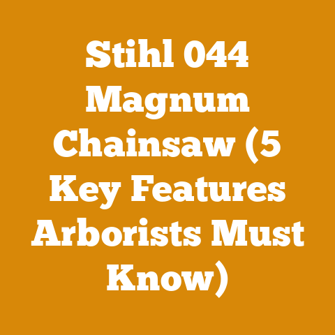 Stihl 044 Magnum Chainsaw (5 Key Features Arborists Must Know)