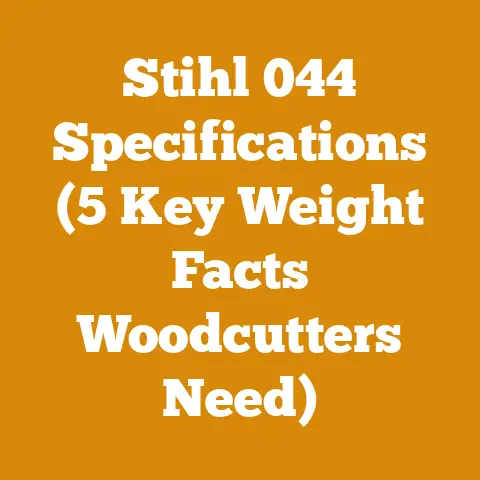 Stihl 044 Specifications (5 Key Weight Facts Woodcutters Need)