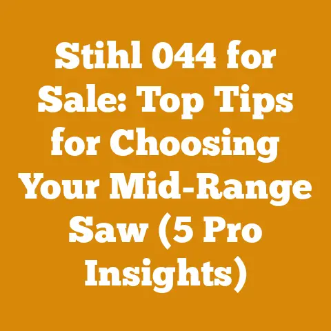 Stihl 044 for Sale: Top Tips for Choosing Your Mid-Range Saw (5 Pro Insights)