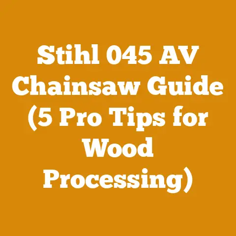 Stihl 045 AV Chainsaw Guide (5 Pro Tips for Wood Processing)