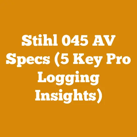 Stihl 045 AV Specs (5 Key Pro Logging Insights)