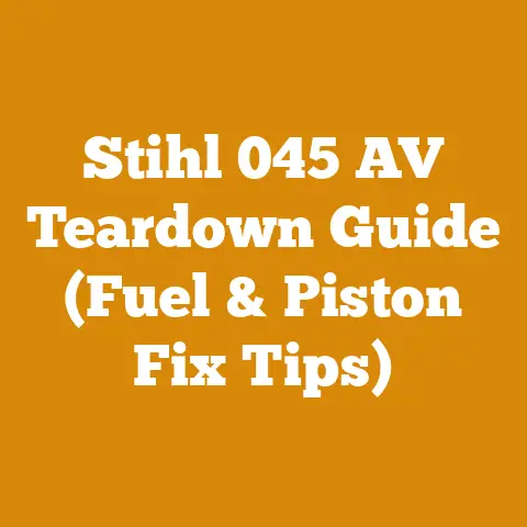 Stihl 045 AV Teardown Guide (Fuel & Piston Fix Tips)