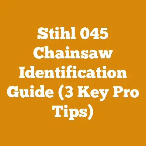 Stihl 045 Chainsaw Identification Guide (3 Key Pro Tips)