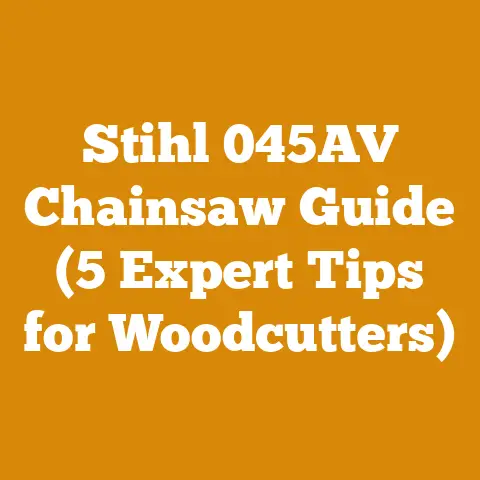 Stihl 045AV Chainsaw Guide (5 Expert Tips for Woodcutters)