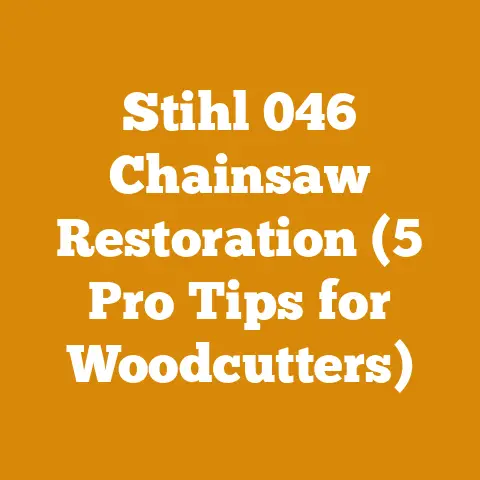 Stihl 046 Chainsaw Restoration (5 Pro Tips for Woodcutters)