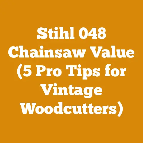 Stihl 048 Chainsaw Value (5 Pro Tips for Vintage Woodcutters)