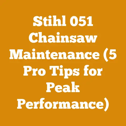Stihl 051 Chainsaw Maintenance (5 Pro Tips for Peak Performance)