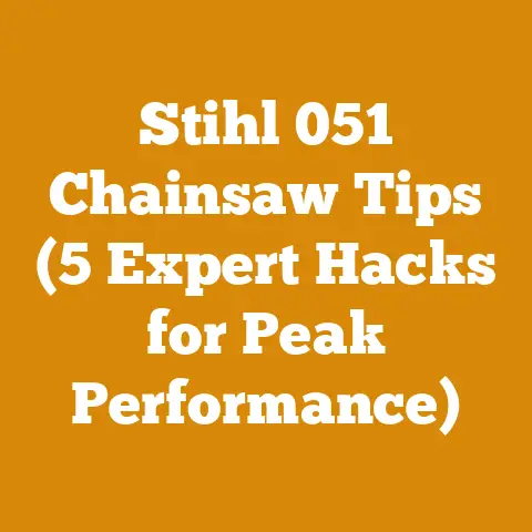 Stihl 051 Chainsaw Tips (5 Expert Hacks for Peak Performance)
