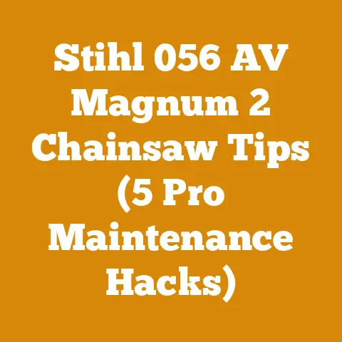 Stihl 056 AV Magnum 2 Chainsaw Tips (5 Pro Maintenance Hacks)