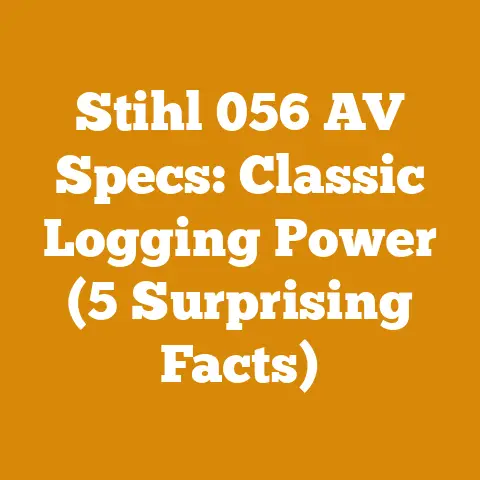 Stihl 056 AV Specs: Classic Logging Power (5 Surprising Facts)