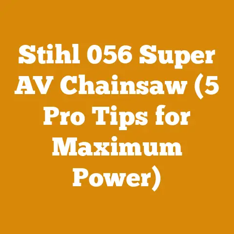 Stihl 056 Super AV Chainsaw (5 Pro Tips for Maximum Power)