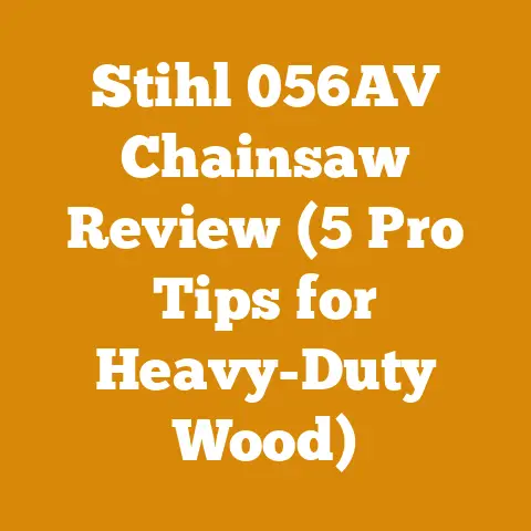 Stihl 056AV Chainsaw Review (5 Pro Tips for Heavy-Duty Wood)