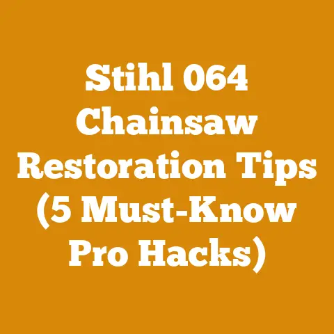 Stihl 064 Chainsaw Restoration Tips (5 Must-Know Pro Hacks)