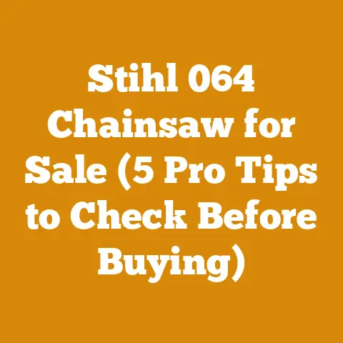 Stihl 064 Chainsaw for Sale (5 Pro Tips to Check Before Buying)