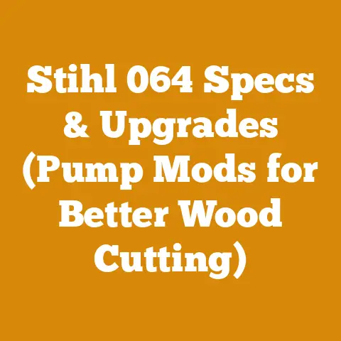 Stihl 064 Specs & Upgrades (Pump Mods for Better Wood Cutting)