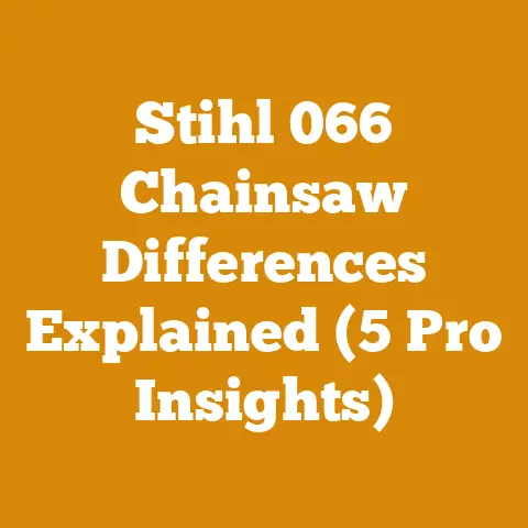 Stihl 066 Chainsaw Differences Explained (5 Pro Insights)