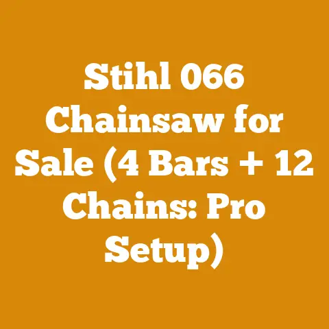 Stihl 066 Chainsaw for Sale (4 Bars + 12 Chains: Pro Setup)