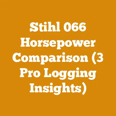 Stihl 066 Horsepower Comparison (3 Pro Logging Insights)