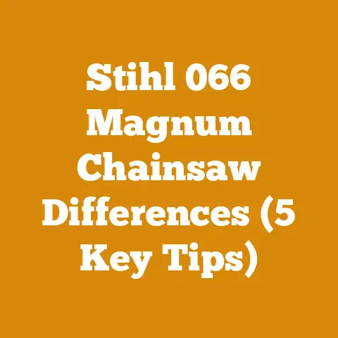 Stihl 066 Magnum Chainsaw Differences (5 Key Tips)