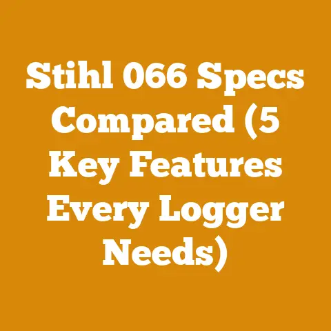 Stihl 066 Specs Compared (5 Key Features Every Logger Needs)