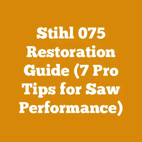 Stihl 075 Restoration Guide (7 Pro Tips for Saw Performance)