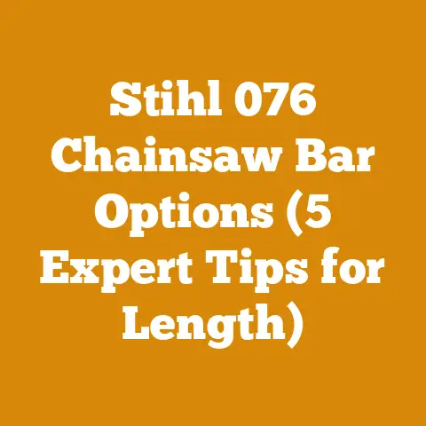 Stihl 076 Chainsaw Bar Options (5 Expert Tips for Length)