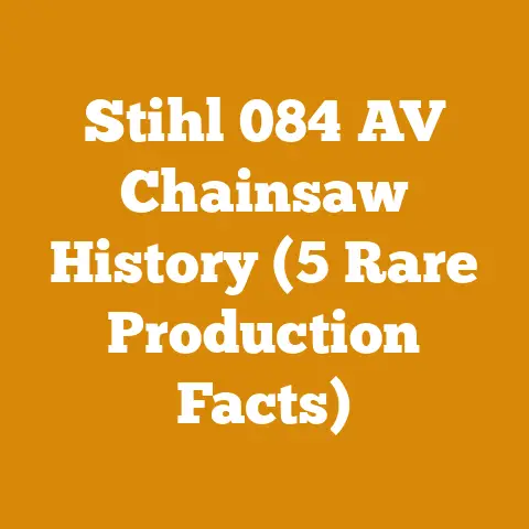 Stihl 084 AV Chainsaw History (5 Rare Production Facts)