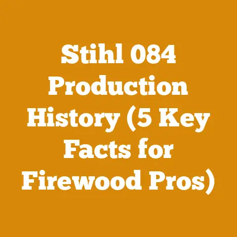 Stihl 084 Production History (5 Key Facts for Firewood Pros)