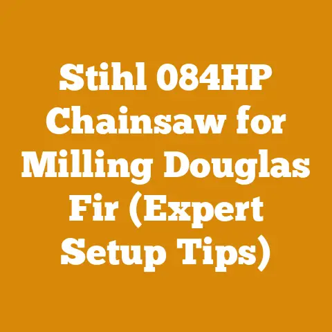Stihl 084HP Chainsaw for Milling Douglas Fir (Expert Setup Tips)