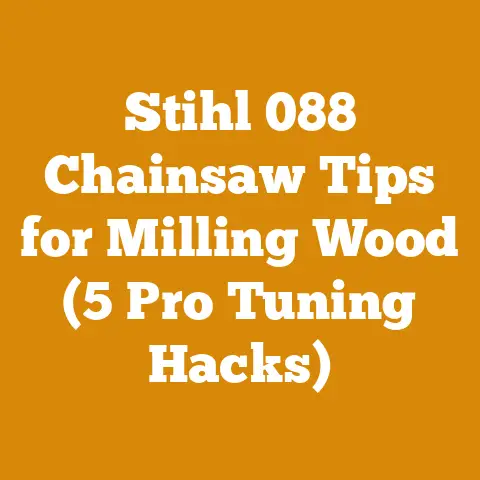 Stihl 088 Chainsaw Tips for Milling Wood (5 Pro Tuning Hacks)