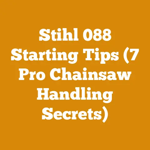 Stihl 088 Starting Tips (7 Pro Chainsaw Handling Secrets)