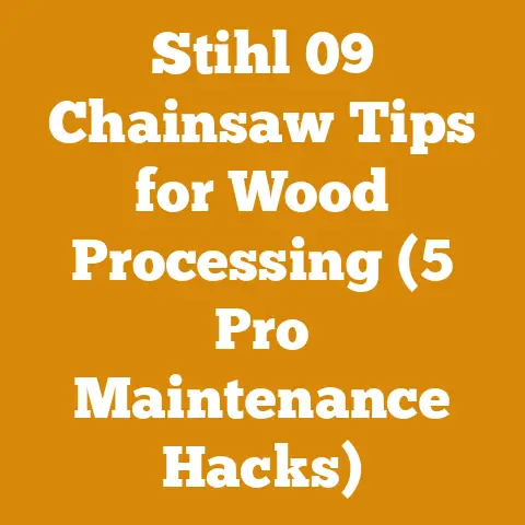 Stihl 09 Chainsaw Tips for Wood Processing (5 Pro Maintenance Hacks)
