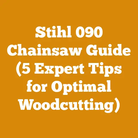 Stihl 090 Chainsaw Guide (5 Expert Tips for Optimal Woodcutting)