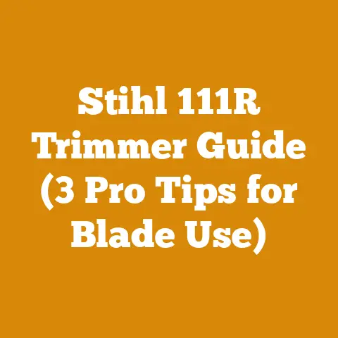 Stihl 111R Trimmer Guide (3 Pro Tips for Blade Use)
