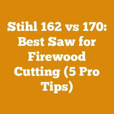 Stihl 162 vs 170: Best Saw for Firewood Cutting (5 Pro Tips)