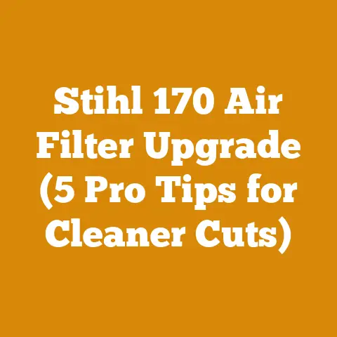 Stihl 170 Air Filter Upgrade (5 Pro Tips for Cleaner Cuts)