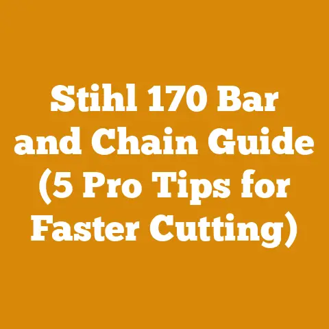 Stihl 170 Bar and Chain Guide (5 Pro Tips for Faster Cutting)